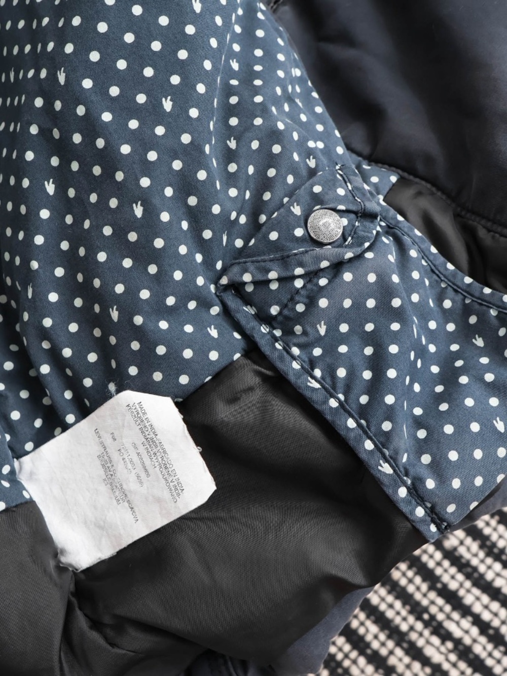 Rare Vintage Y2K Levi's Heavyweight Parka Naturally Sun Fading And Distressing - Picture 9 of 11